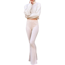 Load image into Gallery viewer, Ribbed Bell Bottoms - Sand
