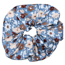 Load image into Gallery viewer, Oversized Scrunchie - Indigo Floral