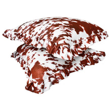 Load image into Gallery viewer, Ruffle Pillow Cover Set - Cow