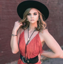 Load image into Gallery viewer, Gemstone Bolo Tie - Howlite (Silver or Gold)