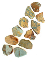 Load image into Gallery viewer, Gemstone Bolo Tie - Aqua Terra (Silver or Gold)