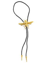 Load image into Gallery viewer, Gold Bumblebee Bolo Tie