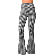 Load image into Gallery viewer, Bell Bottoms - Black Gingham