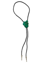 Load image into Gallery viewer, Gemstone Bolo Tie - Green Jasper (Silver or Gold)
