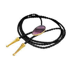 Load image into Gallery viewer, Gemstone Bolo Tie - Amethyst