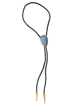 Load image into Gallery viewer, Gemstone Bolo Tie - Blue Opal
