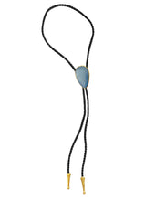 Load image into Gallery viewer, Gemstone Bolo Tie - Blue Opal