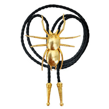 Load image into Gallery viewer, Gold Spider Bolo Tie