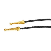 Load image into Gallery viewer, Gold Bumblebee Bolo Tie