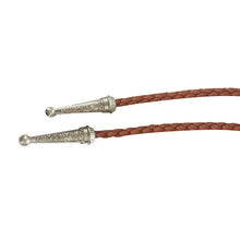 Load image into Gallery viewer, Gemstone Bolo Tie - Red Jasper (Silver)