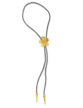 Load image into Gallery viewer, Gold Hibiscus Bolo Tie