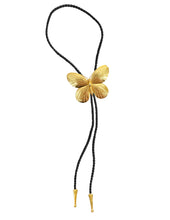 Load image into Gallery viewer, Gold Butterfly Bolo Tie