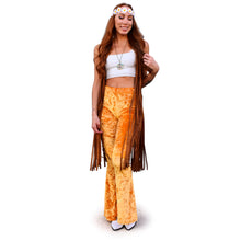 Load image into Gallery viewer, Velvet Bell Bottoms - Gold