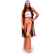 Load image into Gallery viewer, Bell Bottoms - Gold Floral