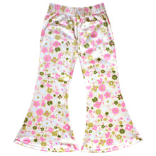 Load image into Gallery viewer, Little Girl&#39;s Bell Bottoms - Pink Floral
