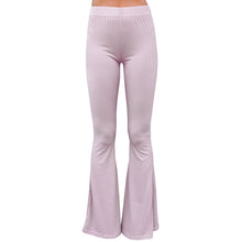 Load image into Gallery viewer, Ribbed Bell Bottoms - Mauve