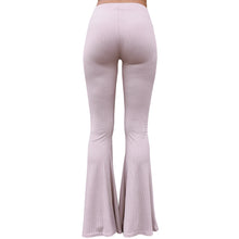 Load image into Gallery viewer, Ribbed Bell Bottoms - Mauve