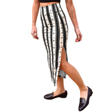 Load image into Gallery viewer, Fitted Midi Skirt - Black Coquette