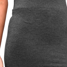 Load image into Gallery viewer, Fitted Midi Skirt - Heather Grey