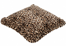 Load image into Gallery viewer, Ruffle Pillow Cover Set - Leopard