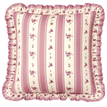 Load image into Gallery viewer, Ruffle Pillow Cover Set - Pink Coquette