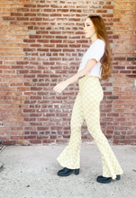 Load and play video in Gallery viewer, Bell Bottoms - Green Checkerboard