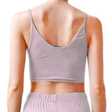 Load image into Gallery viewer, Ribbed Crop Top - Mauve
