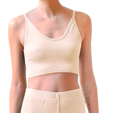 Load image into Gallery viewer, Ribbed Crop Top - Sand
