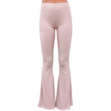 Load image into Gallery viewer, Ribbed Bell Bottoms - Rose