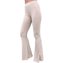 Load image into Gallery viewer, Ribbed Bell Bottoms - Sand