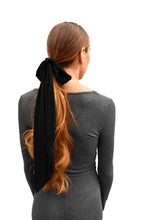 Load image into Gallery viewer, Skinny Scarf - Solid Black