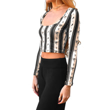 Load image into Gallery viewer, Square-Neck Top - Blue Coquette