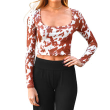 Load image into Gallery viewer, Square-Neck Top - Cow
