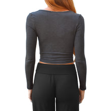 Load image into Gallery viewer, Square-Neck Top - Heather Grey