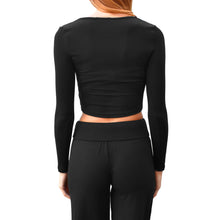 Load image into Gallery viewer, Square-Neck Top - Solid Black