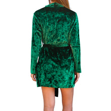 Load image into Gallery viewer, Velvet Robe - Emerald Green