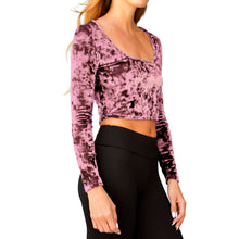 Load image into Gallery viewer, Velvet Square-Neck Top - Dusty Rose