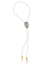 Load image into Gallery viewer, Gemstone Bolo Tie - Aquamarine (Gold)