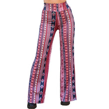 Load image into Gallery viewer, Wide Leg Pants - Marsala Paisley