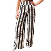 Load image into Gallery viewer, Wide Leg Pants - Black Coquette