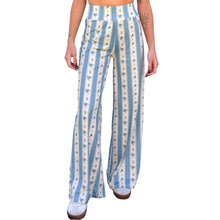 Load image into Gallery viewer, Wide Leg Pants - Blue Coquette