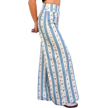 Load image into Gallery viewer, Wide Leg Pants - Blue Coquette