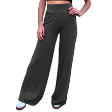 Load image into Gallery viewer, Wide Leg Pants - Heather Grey