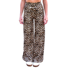 Load image into Gallery viewer, Wide Leg Pants - Leopard
