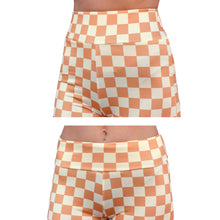 Load image into Gallery viewer, Wide Leg Pants - Tan Checkerboard
