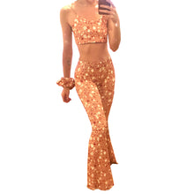 Load image into Gallery viewer, Bell Bottoms - Gold Floral