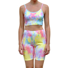 Load image into Gallery viewer, Bermuda Short Set - Rainbow Tie Dye