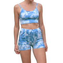 Load image into Gallery viewer, Boyshort Set - Blue Tie Dye