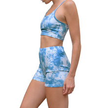 Load image into Gallery viewer, Boyshort Set - Blue Tie Dye