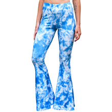 Load image into Gallery viewer, Bell Bottoms - Blue Tie Dye